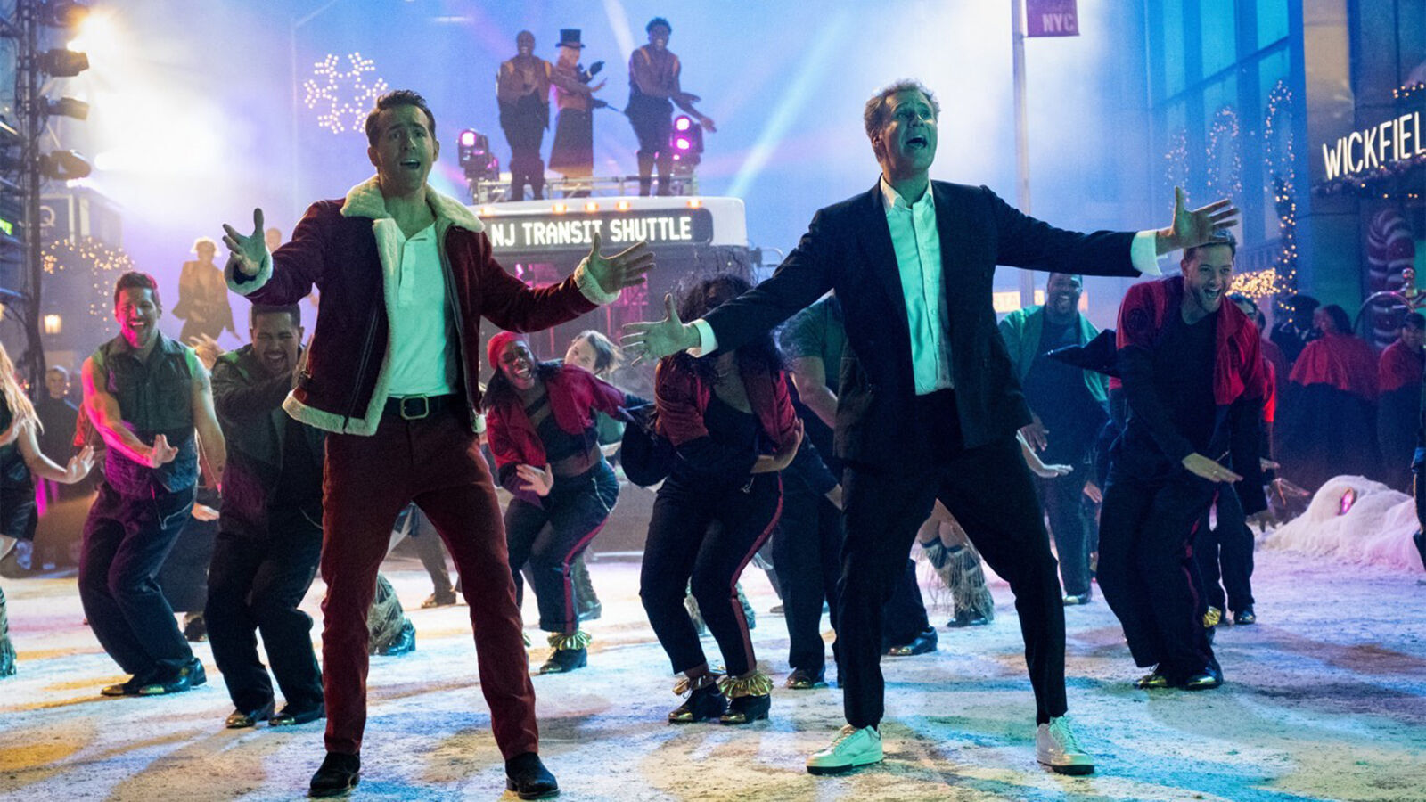 "Spirited," starring Ryan Reynolds, left, and Will Ferrell, will debut Nov. 18, 2022, on Apple TV+.